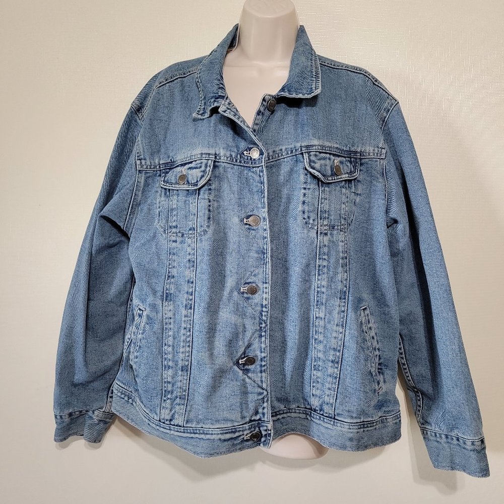 J. Jill Lined Denim Jacket